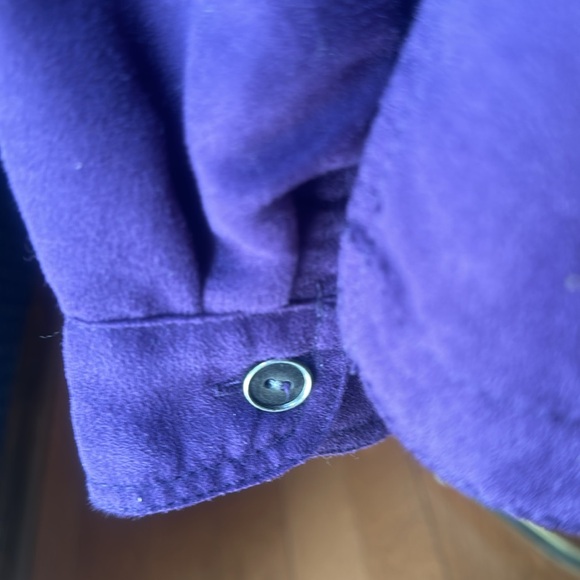 Chicos suede effect blouse size xl purple - Picture 6 of 6